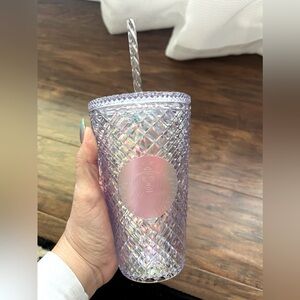 Clear crystal chameleon Starbucks small cup